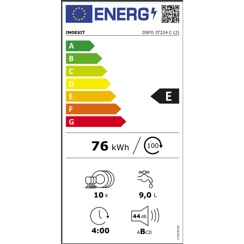 Nõudepesumasin Indesit DSFO3T224C - Image 6