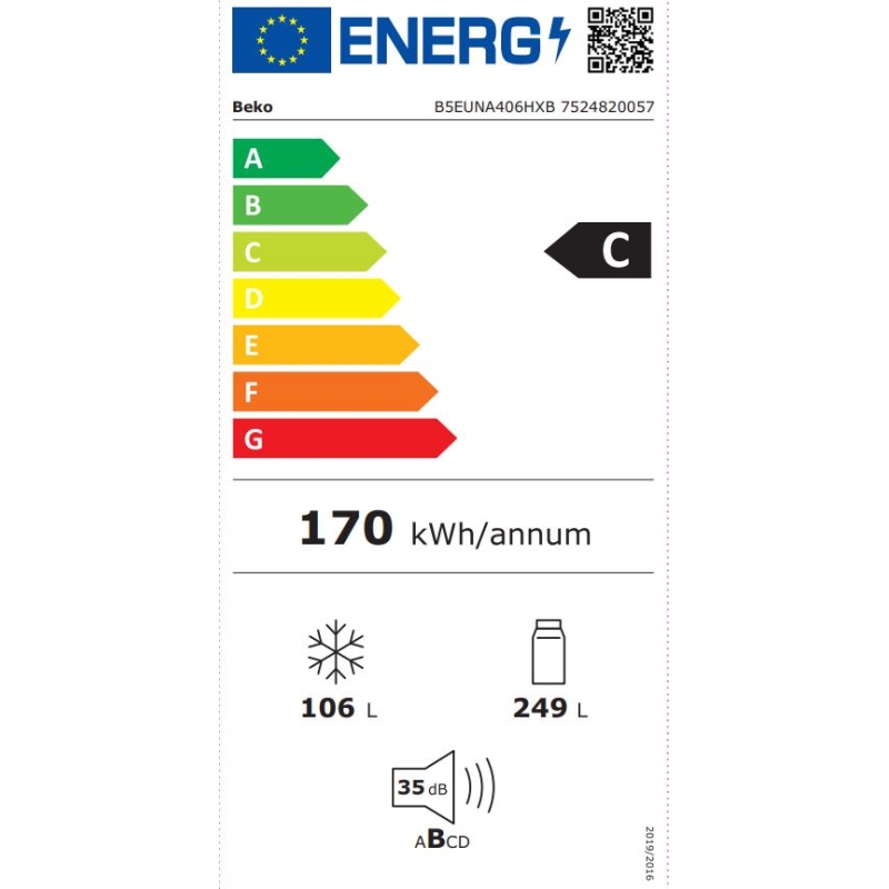 Külmik Beko B5EUNA406HXB - Image 9