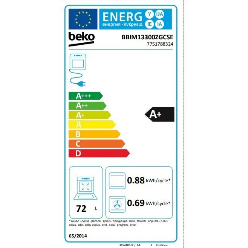Integreeritav ahi Beko BBIM13300ZGCSE - Image 6