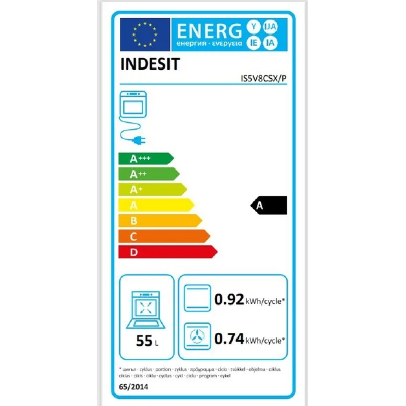 Keraamiline pliit Indesit IS5V8CSXP - Image 4
