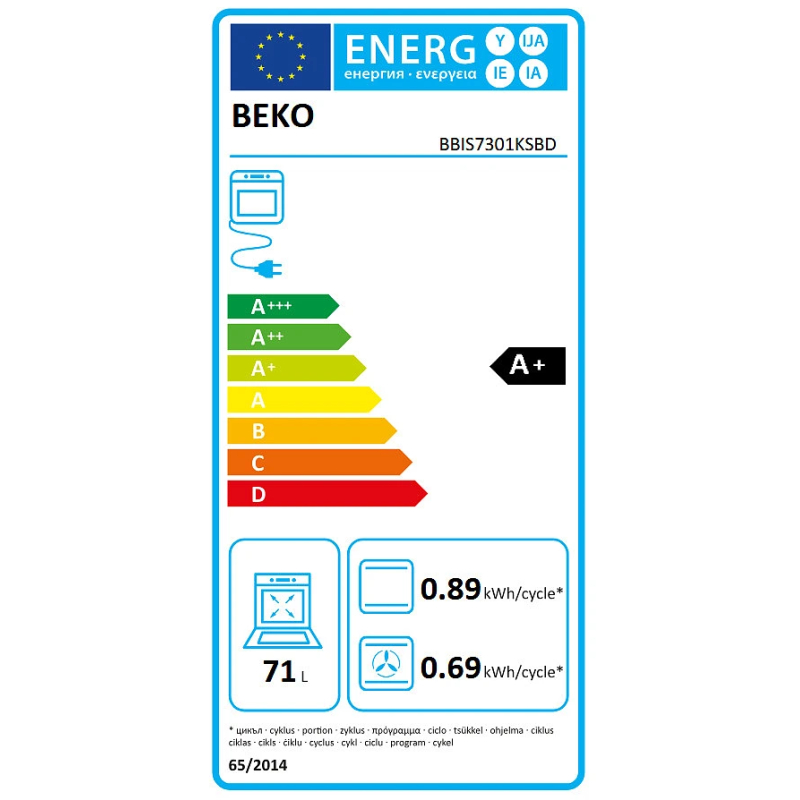 Integreeritav ahi Beko BBIS7301KSBD - Image 6