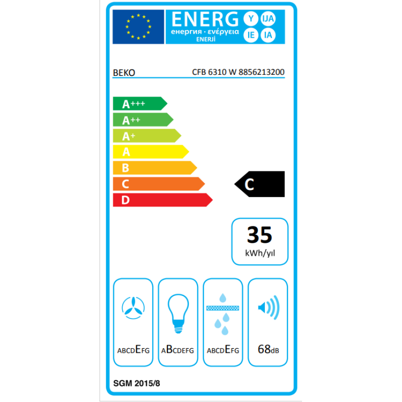 Õhupuhastaja Beko CFB6310W - Image 3