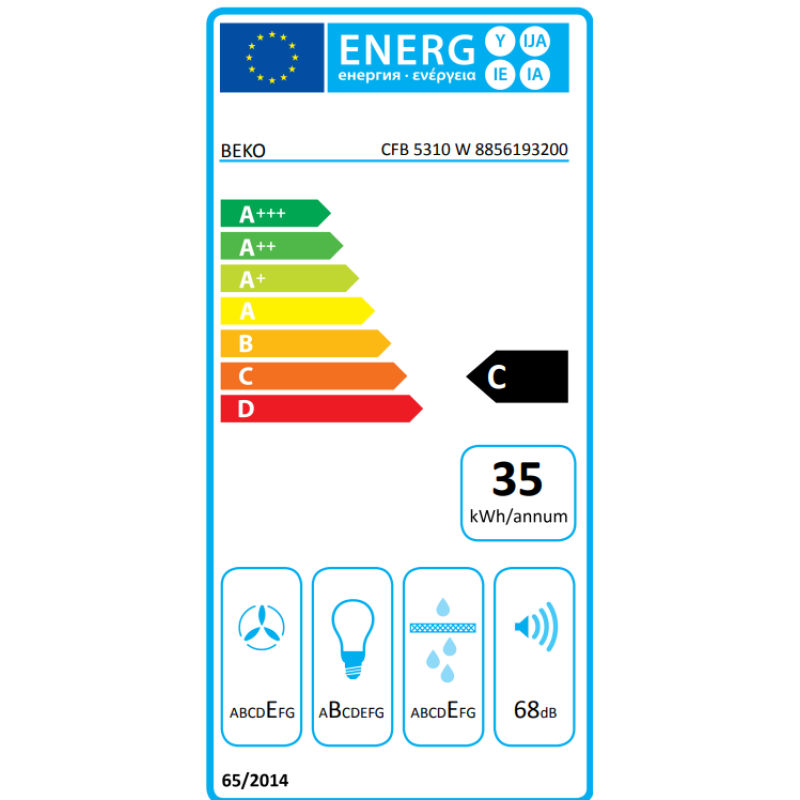 Õhupuhastaja Beko CFB5310W - Image 3