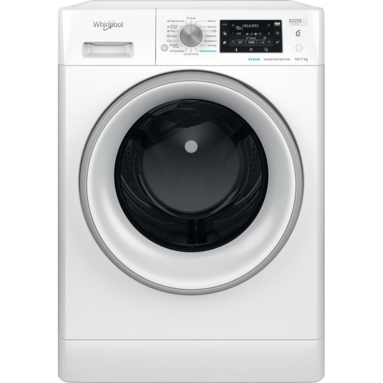 Kuivatiga pesumasin Whirlpool FFWDD1076258SVEE