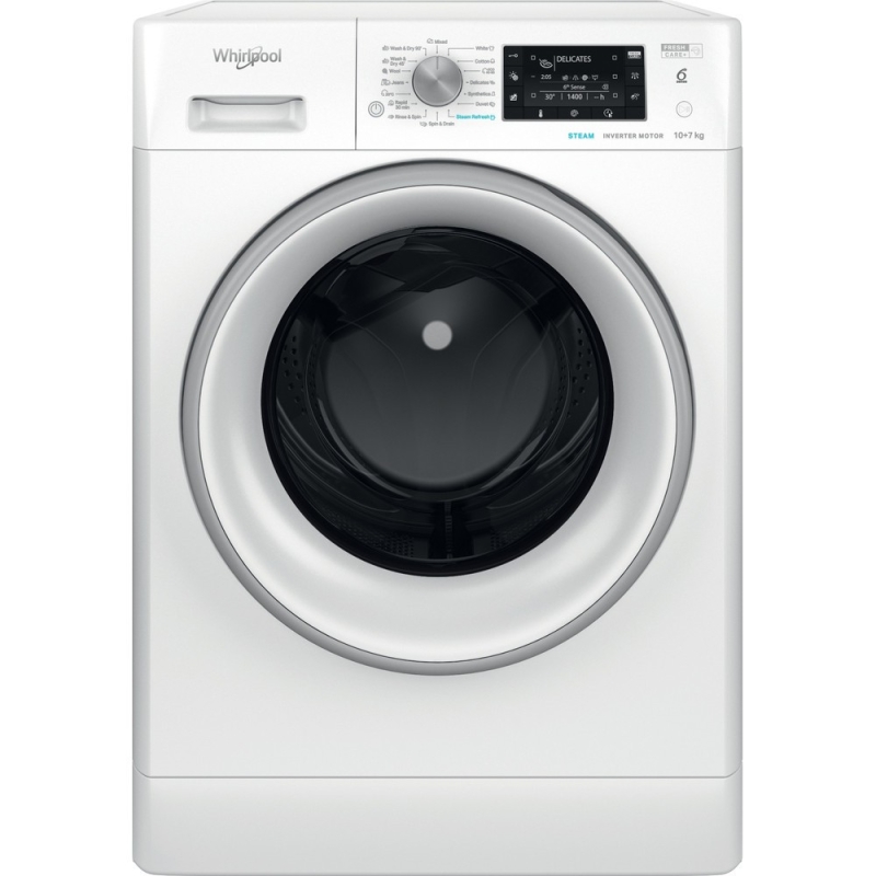 Kuivatiga pesumasin Whirlpool FFWDD1076258SVEE