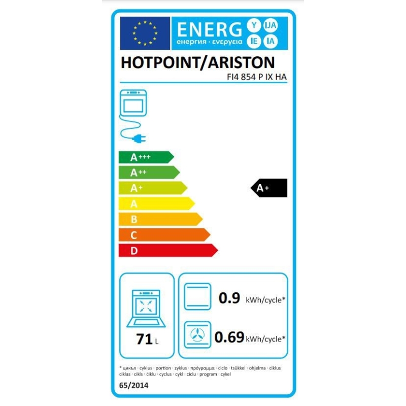 Integreeritav ahi Hotpoint-Ariston FI4854PIXHA - Image 5