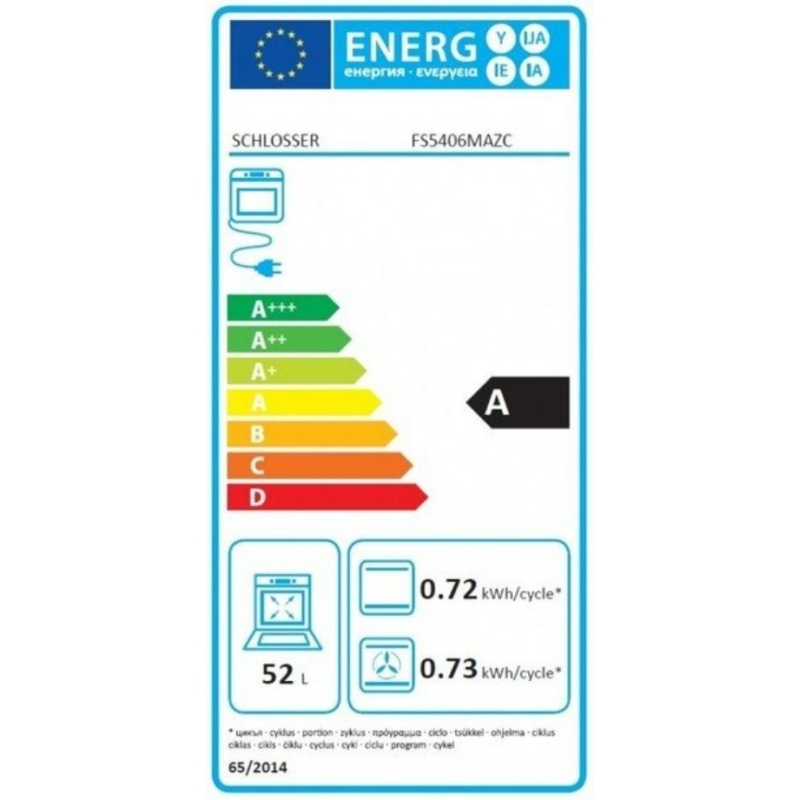 Gaasipliit elektriahjuga Schlosser FS5406MAZCR - Image 4