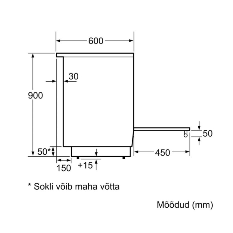 Induktsioonpliit Bosch HLN39A060U must - Image 5