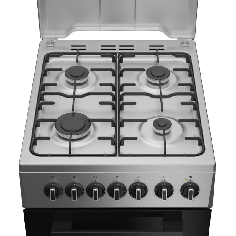 Gaasipliit elektriahjuga Indesit  I5G5PMX - Image 2