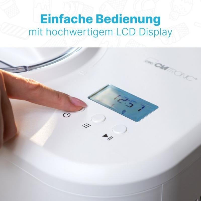 Jäätise- ja jogurtivalmistaja Clatronic ICM3799W - Image 4