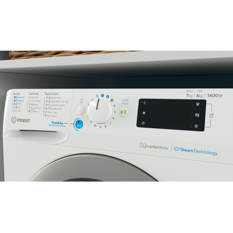 Pesumasin kuivatiga Indesit BDE76435WSVEE - Image 2