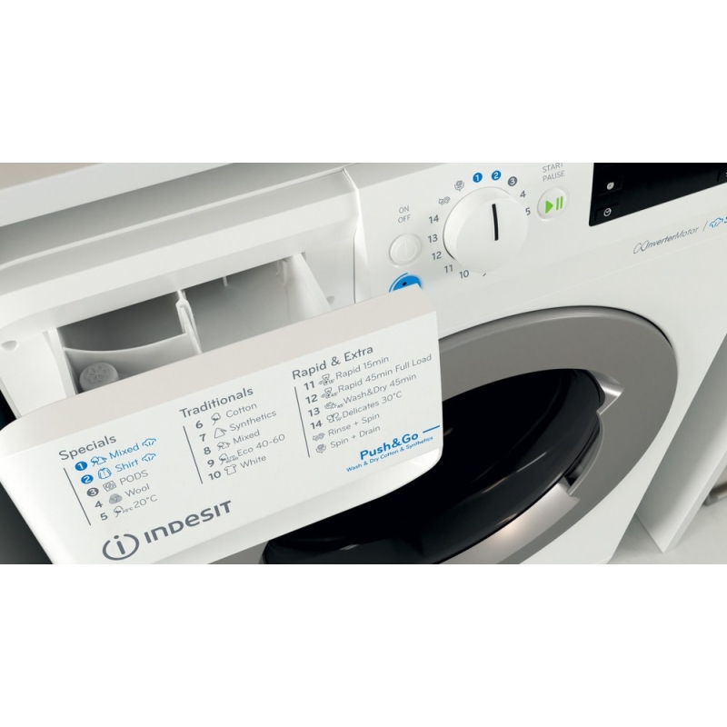 Pesumasin kuivatiga Indesit BDE76435WSVEE - Image 3