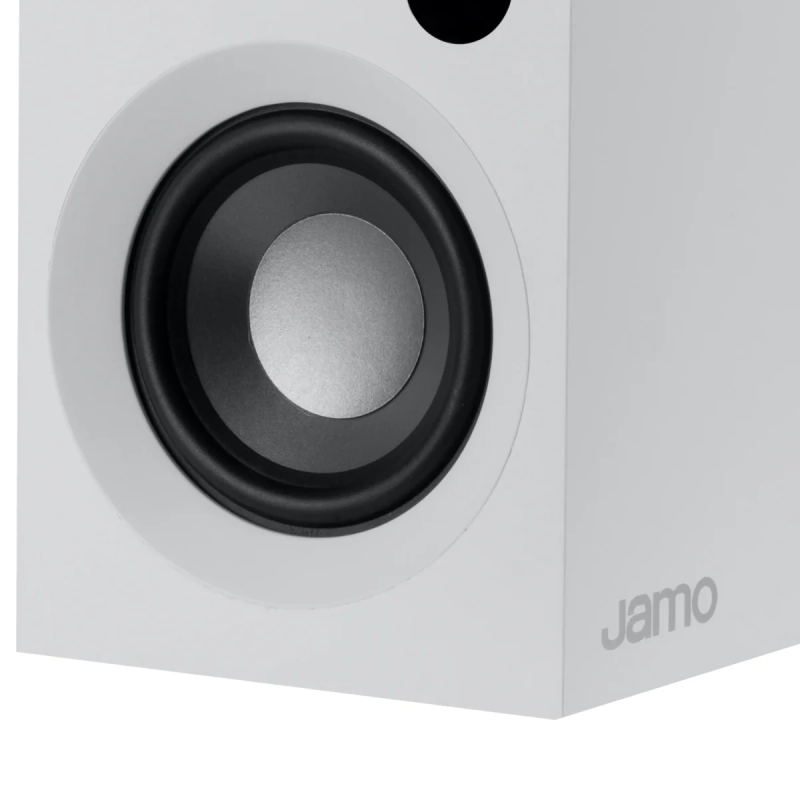 JAMO S 801 riiulikõlar valge puidudetailidega Studio 8 seeria alt