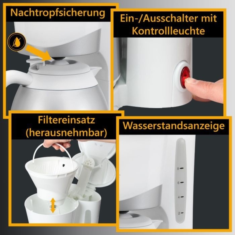 Kohvimasin Clatronic KA3327W - Image 4