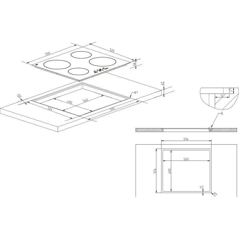 Induktsioonplaat Kluge KPI6010B - Image 4