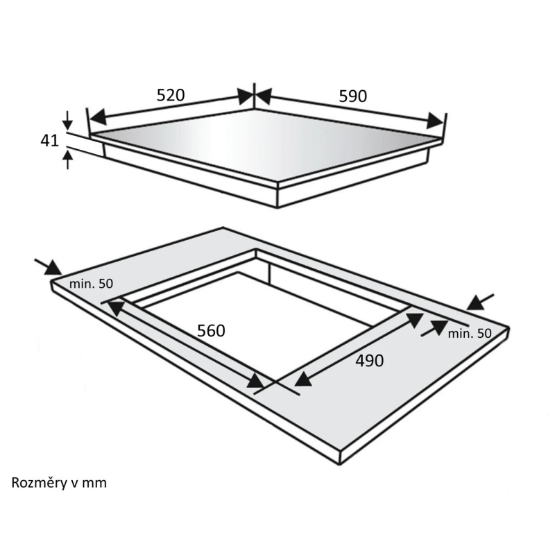Keraamiline pliidiplaat Kluge KPV6010B - Image 5