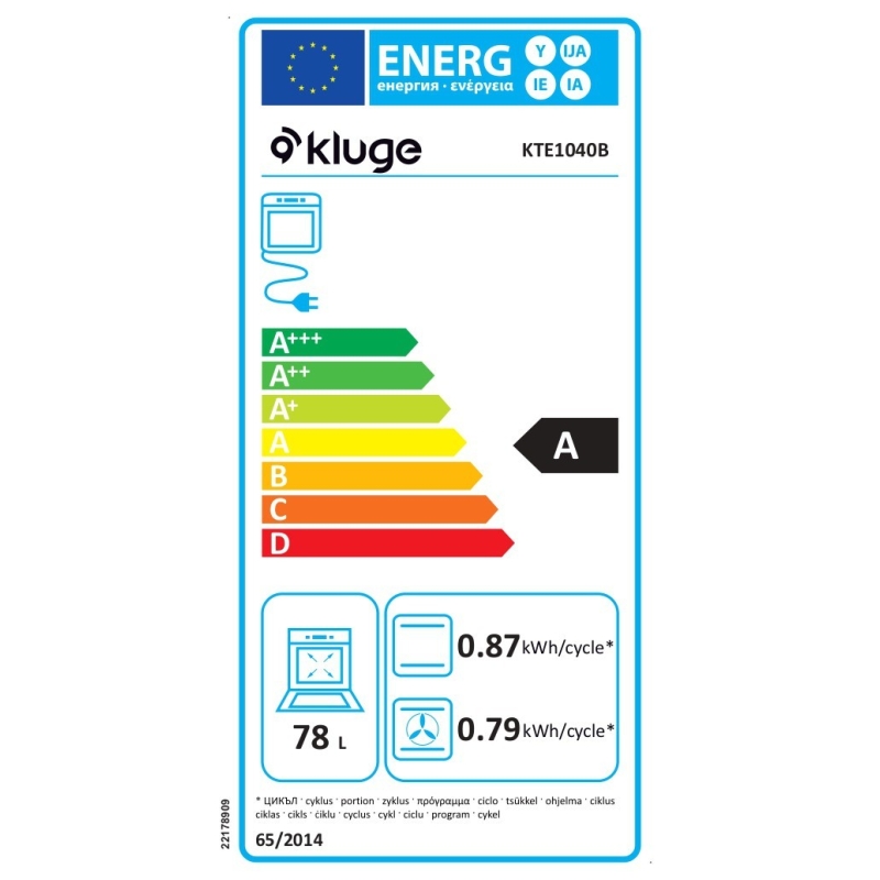 Integreeritav auruahi Kluge KTE1040B - Image 6