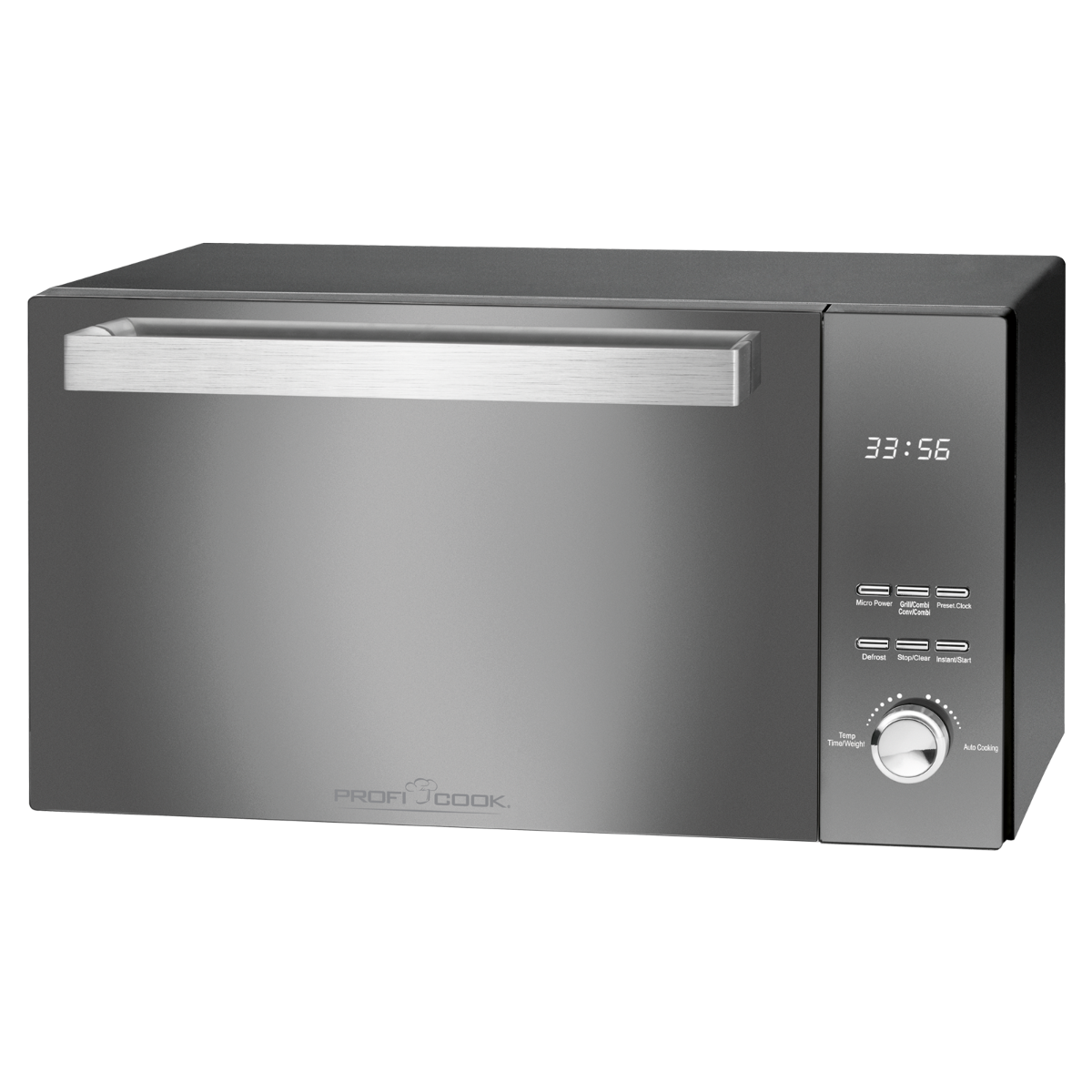 Mikrolaineahi vertikaalselt avaneva uksega Proficook MWG1204