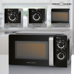 Mikrolaineahi ProfiCook MWG1208 must - Image 4