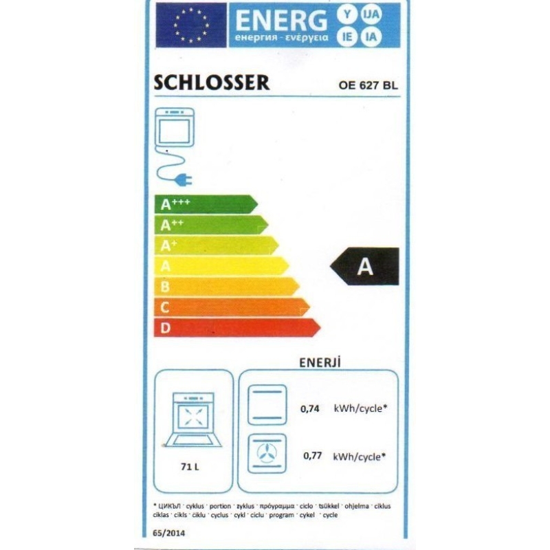 Integreeritav ahi Schlosser OE615BL - Image 3