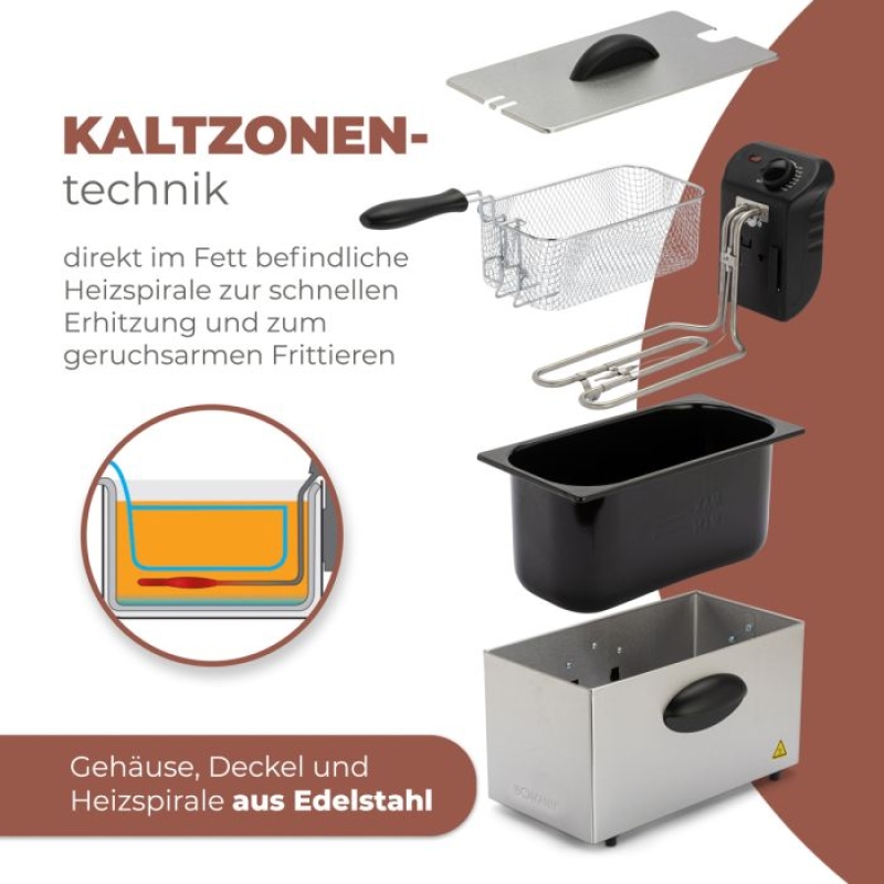 Fritüür Bomann FR2264CB, inox - Image 5