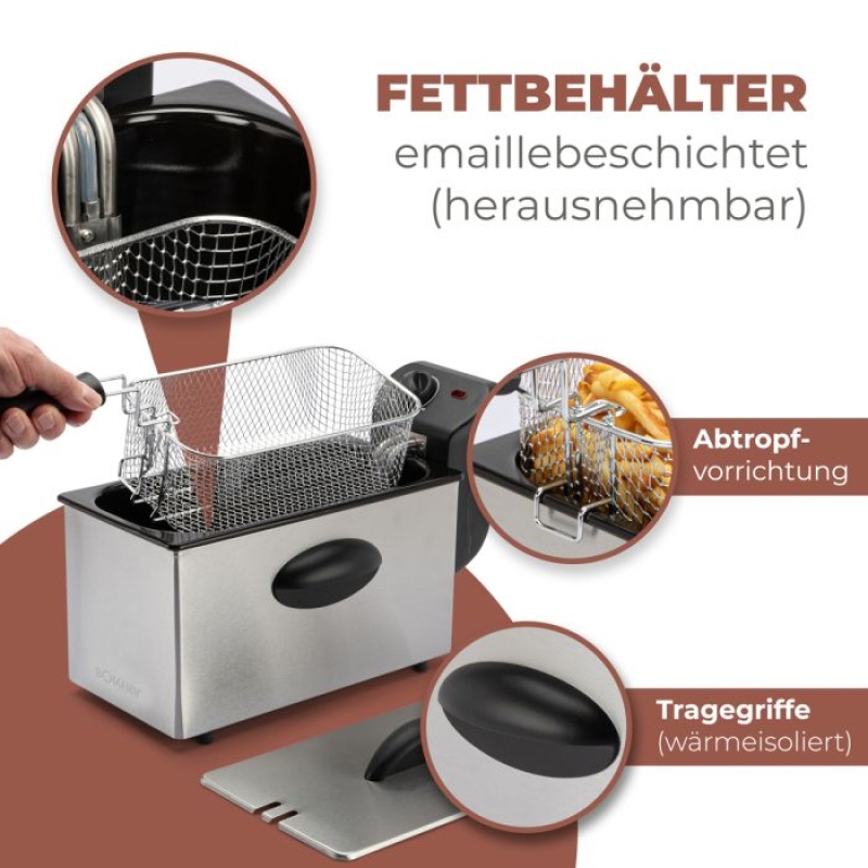 Fritüür Bomann FR2264CB, inox - Image 6