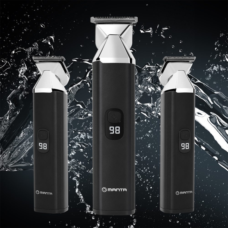 Juukse- ja habemetrimmer Manta HT01BK - Image 8