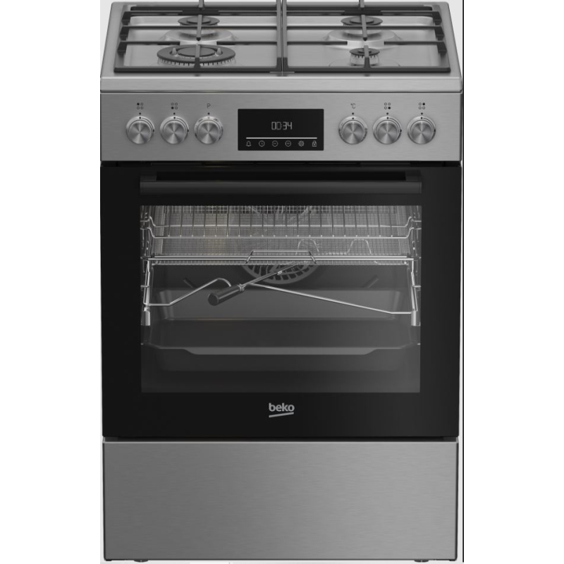 Gaasipliit elektriahjuga Beko FBMA61330GXDT