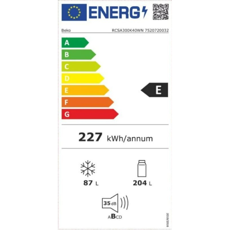 Külmik Beko RCSA300K40WN - Image 6