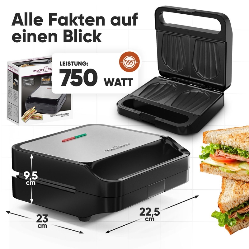 Võileivagrill ProfiCook PCST1297 - Image 4