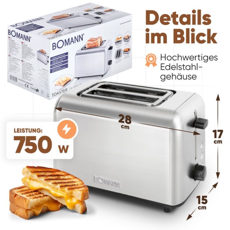 Röster Bomann TA6080CB, inox - Image 4