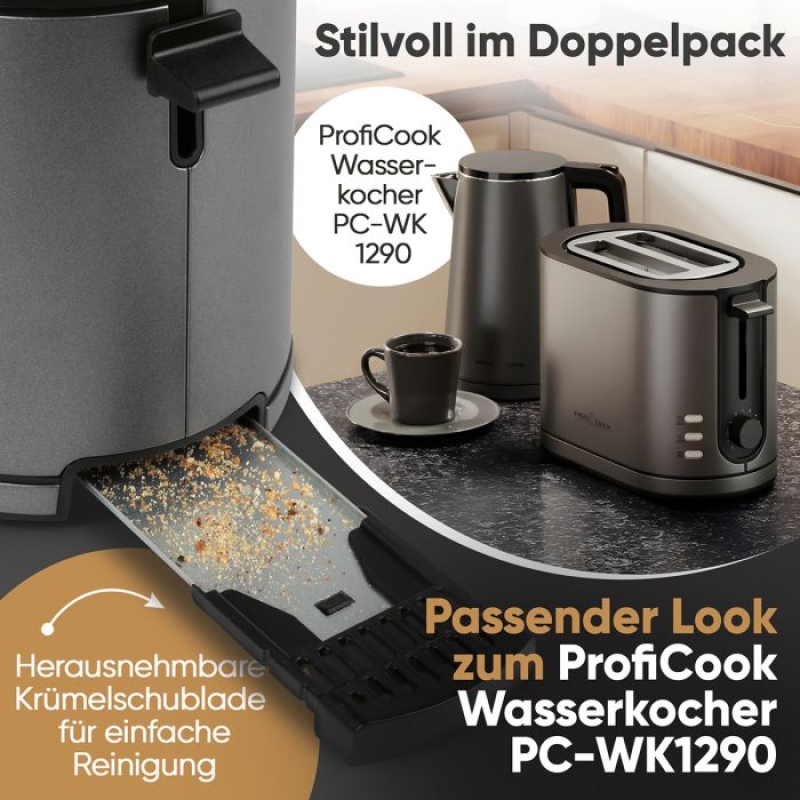 Röster ProfiCook PCTA1291, grafiithall - Image 9