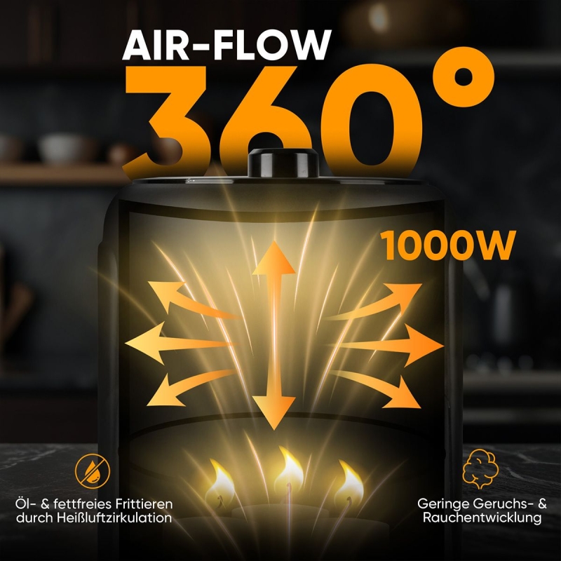 Kuumaõhufritüür Bomann FR6076HCB - Image 5