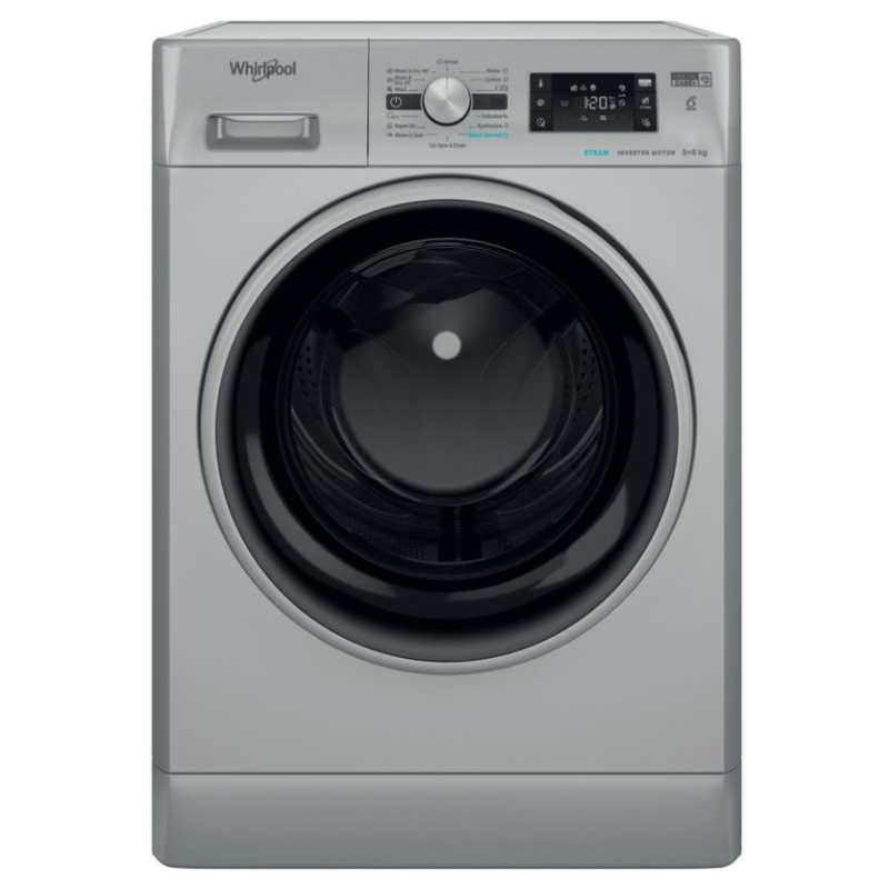 Kuivatiga pesumasin Whirlpool FFWDB964489SBSVEE