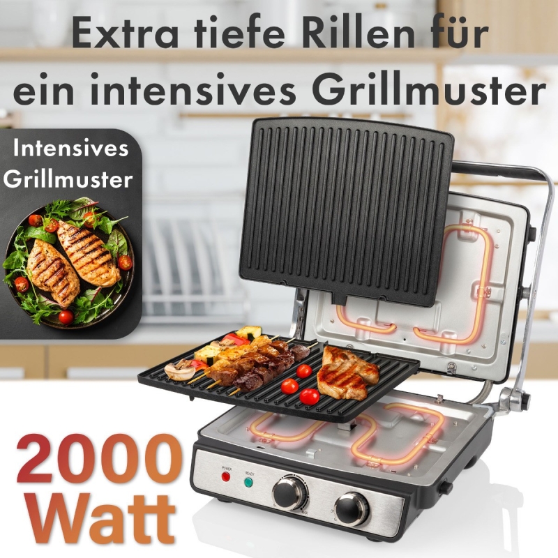 Kontaktgrill ProfiCook PCKG1264 - Image 2
