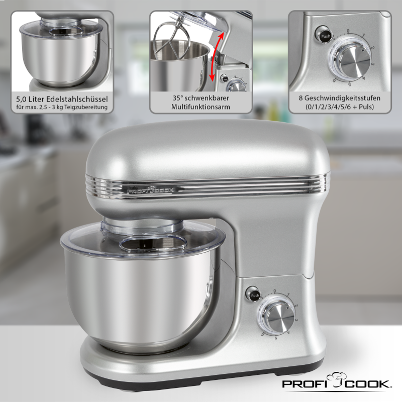 Köögikombain ProfiCook PCKM1222W - Image 4