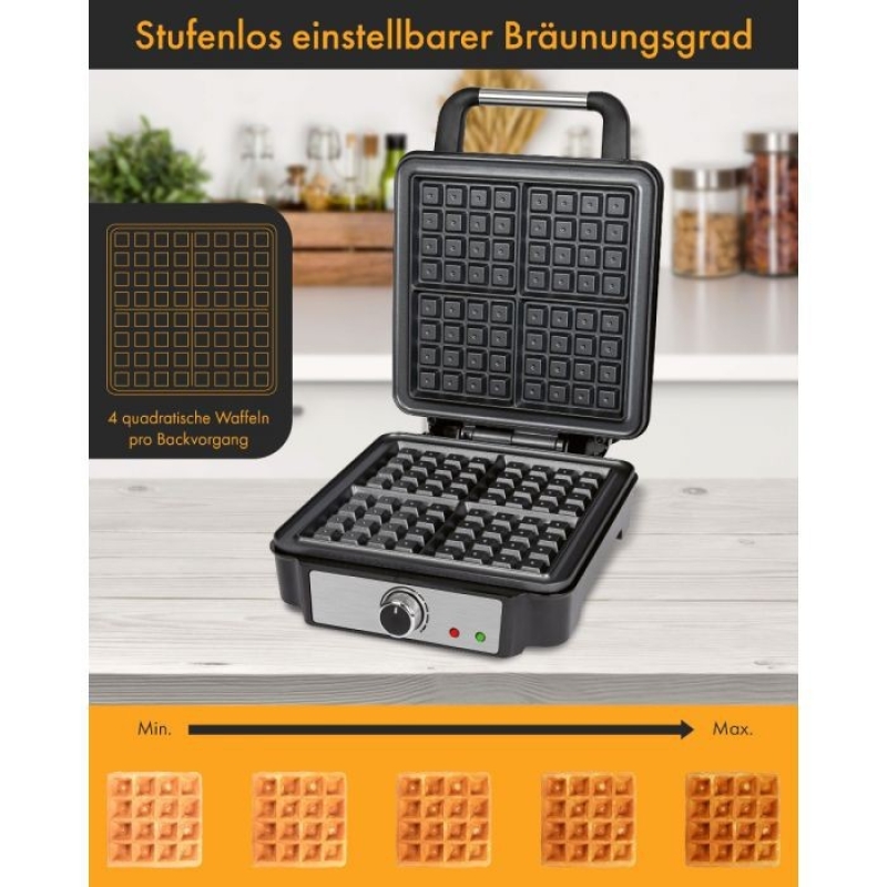 Vahvliküpsetaja ProfiCook PCWA1241 - Image 6