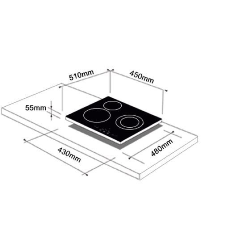Keraamiline pliidiplaat Starkke PR403B1 - Image 2