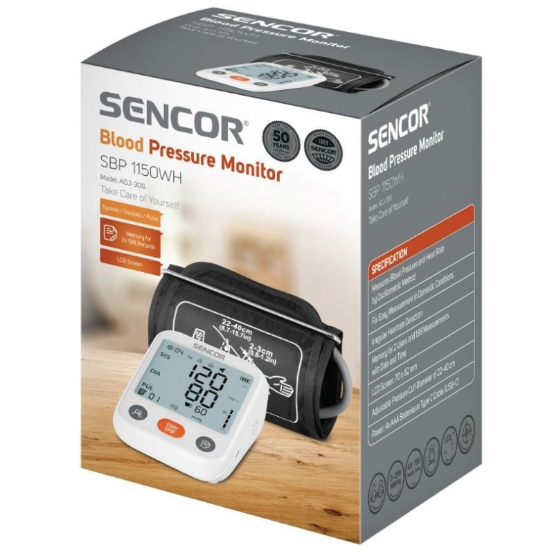 Vererõhumõõtja Sencor SBP1150WH - Image 6