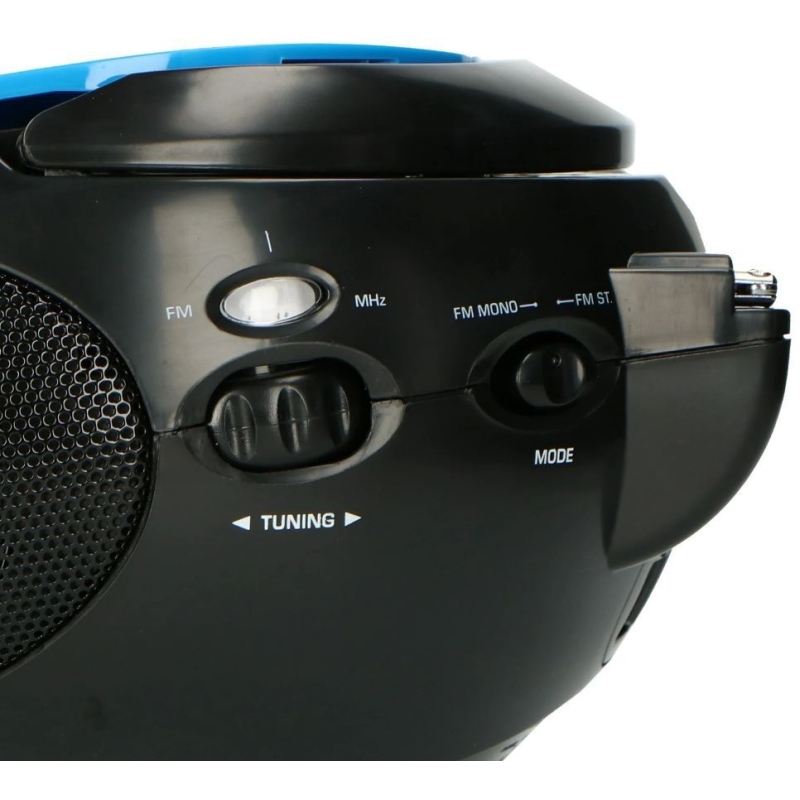 CD-raadio Lenco SCD24BB, sinine/must - Image 4