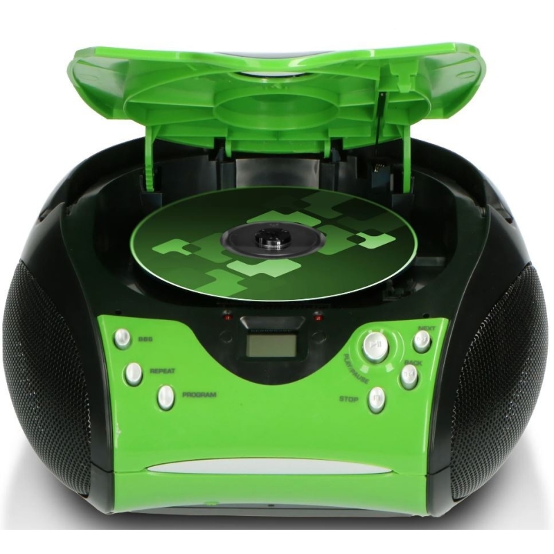 CD-raadio Lenco SCD24GB, roheline/must - Image 3