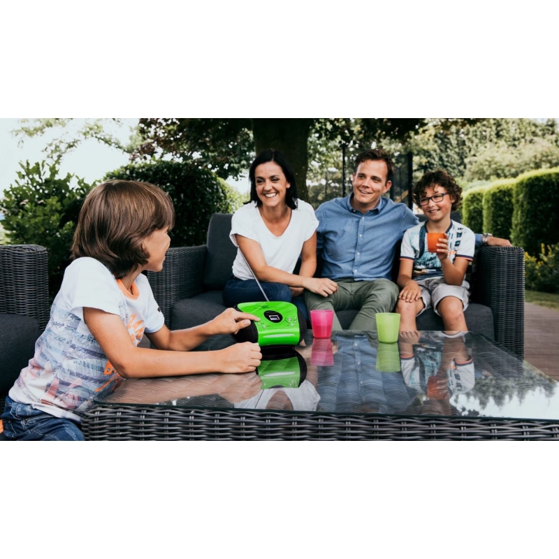 CD-raadio Lenco SCD24GB, roheline/must - Image 6