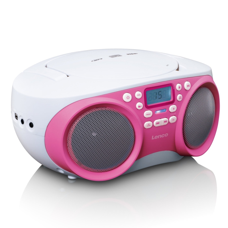 CD-raadio Lenco SCD301PK, roosa - Image 3