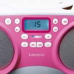 CD-raadio Lenco SCD301PK, roosa - Image 4