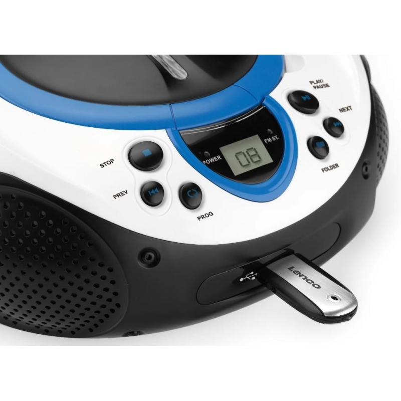 CD-raadio Lenco SCD38USBB, sinine - Image 3