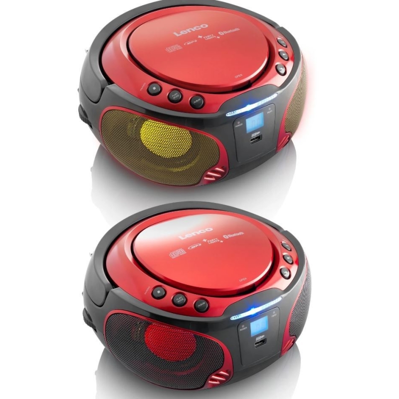 CD-raadio Lenco SCD550RD, punane - Image 4