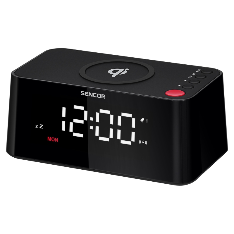 Digitaalne äratuskell juhtmevaba laadijaga Sencor SDC7600QI - Image 3