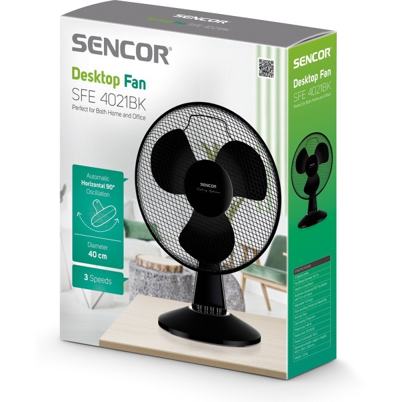 Lauaventilaator Sencor 40 cm SFE4021BK - Image 2