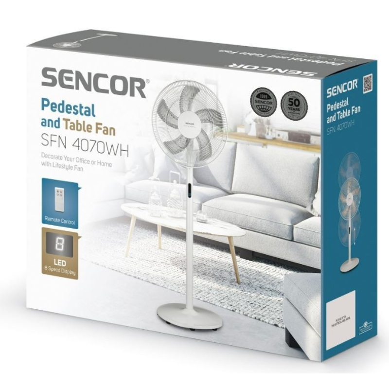Põrandaventilaator Sencor SFN4070WH - Image 6
