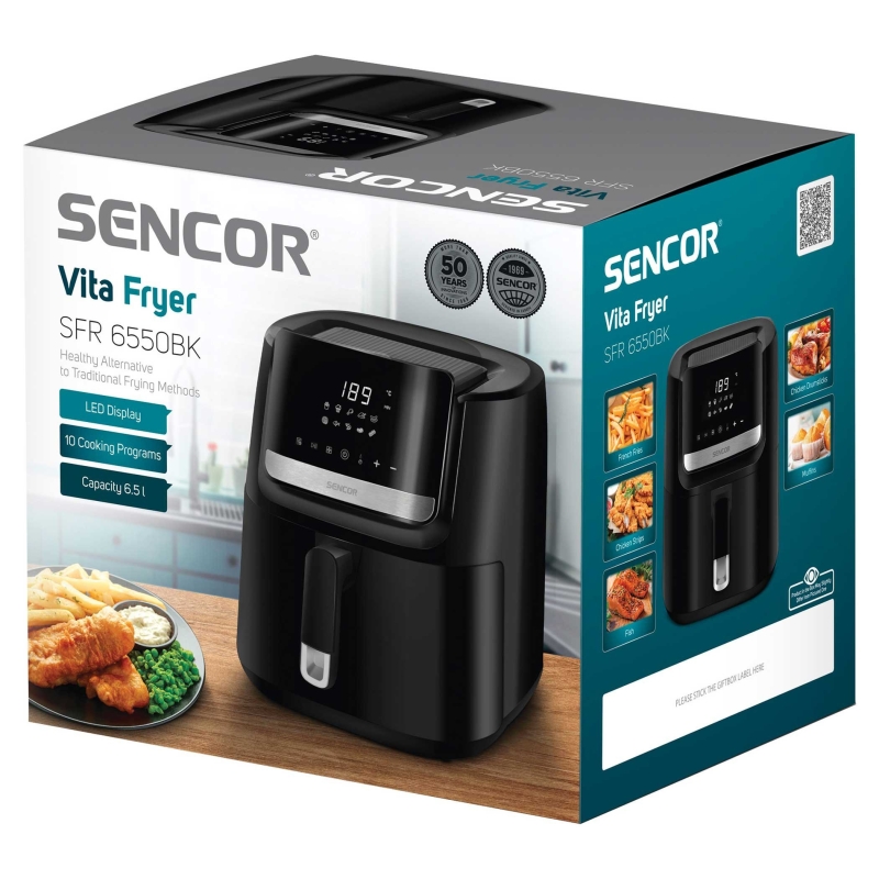 Kuumaõhufritüür Sencor SFR6550BK, must - Image 7